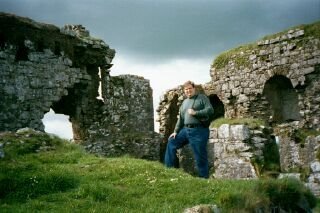 Rock of Dunamase ruins, Co. Laois by A.F. Donovan