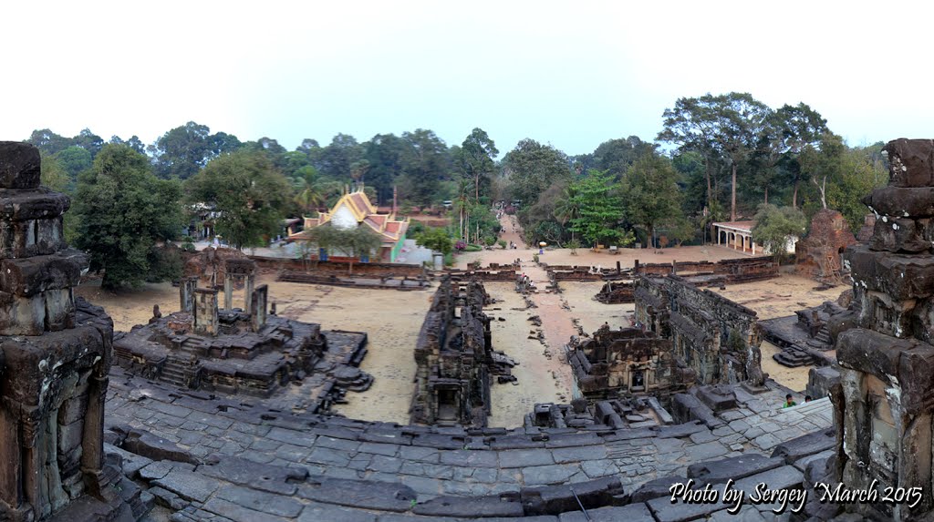 View from The top of Prasat Bakong Temple. Cambodia. by Sergey Bobrov