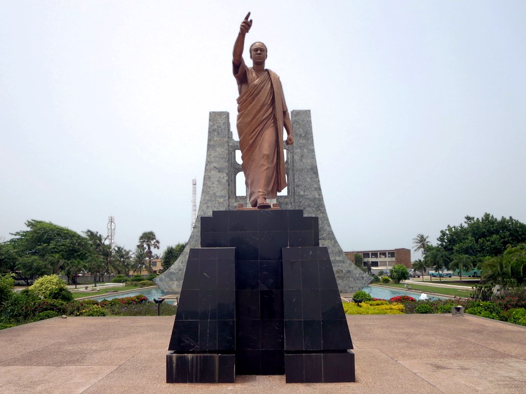 Bronze Statue of Kwame Nkrumah by David Stanley