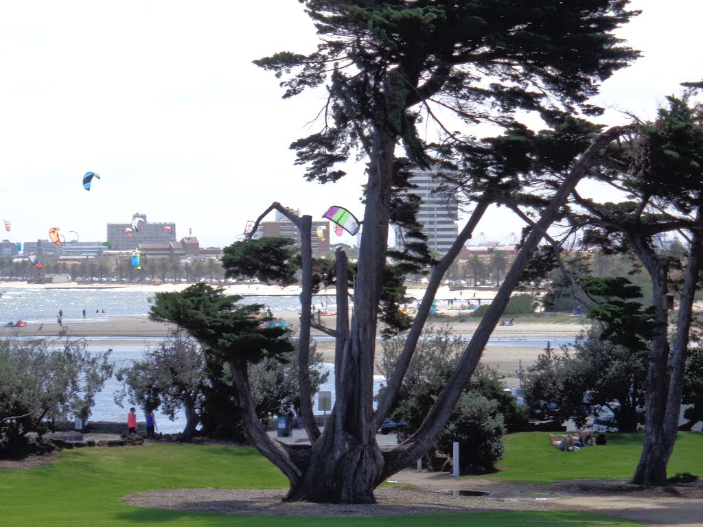 St Kilda Park and Beach by kljuco