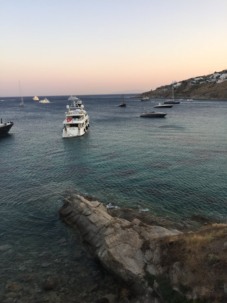 Beydoun family in mykonos by salim beydoun