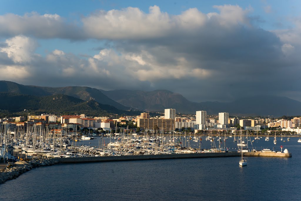 Le port d'ajaccio by Francis Halin