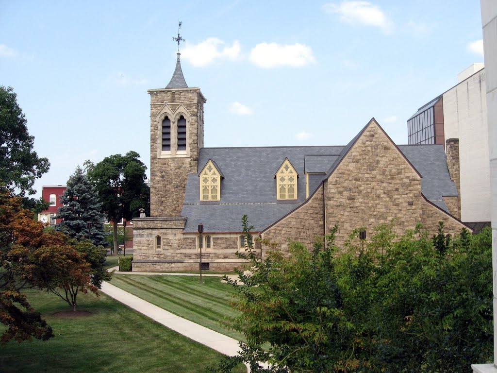 First Reformed Church (1898) seen from Courthouse terrace. by JSnj57