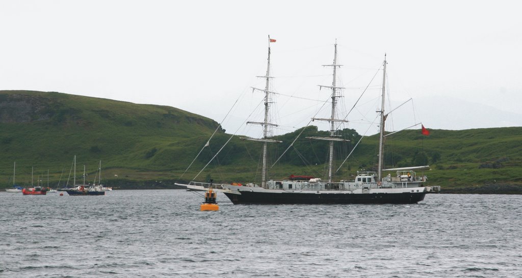 Tall Ship in Oban Bay by Ian @ Wilmar