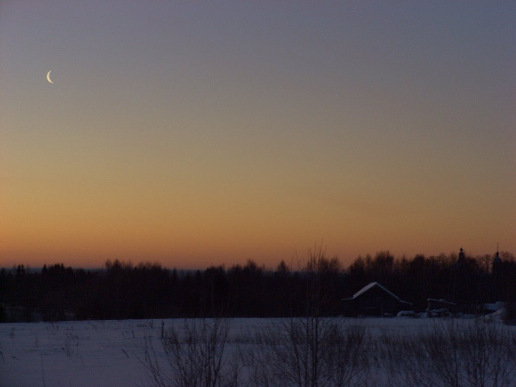 Морозное январское утро - Frosty January morning by Andrey Azanov