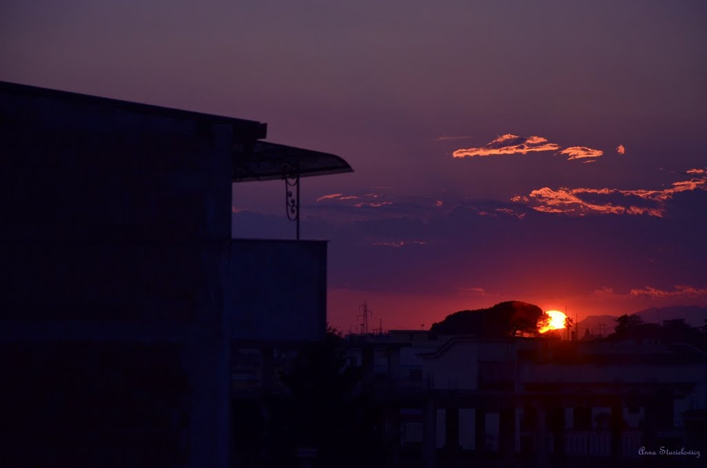 Italy - Napoli, sunset... by Anna Stasielowicz