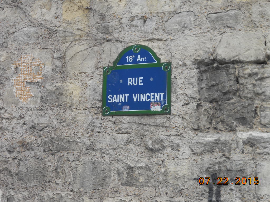 Rue Saint-Vincent, Montmartre, Paris by Uro boxer