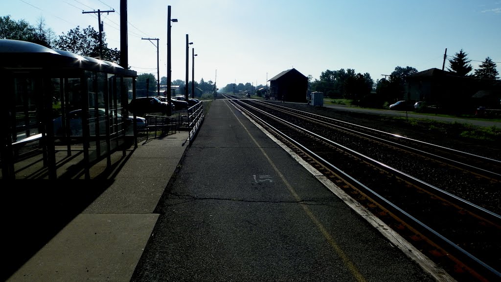 Waterloo Amtrak Stop by Mike Fromholt