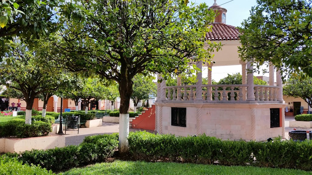 Quiosco, Plaza Pricipal, Acatic by Juan Tizcareño Irach…