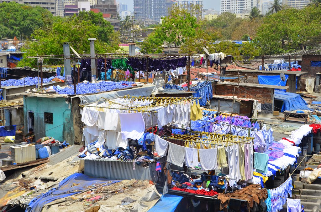 Mumbai – Open Air Wäscherei Dhobi Ghat by Jakob Kuhn