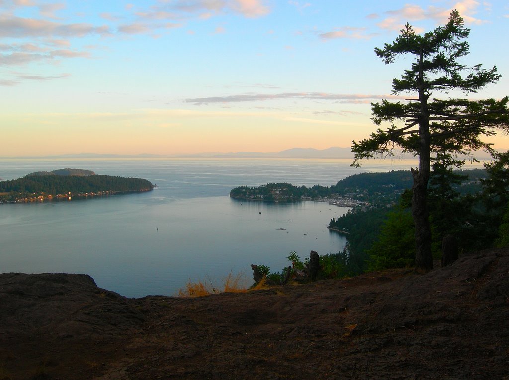 Gibsons harbour from Soames Hill by seabow