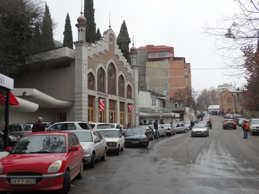 Lower Station of Mtatsminda Funicular by PlamenB