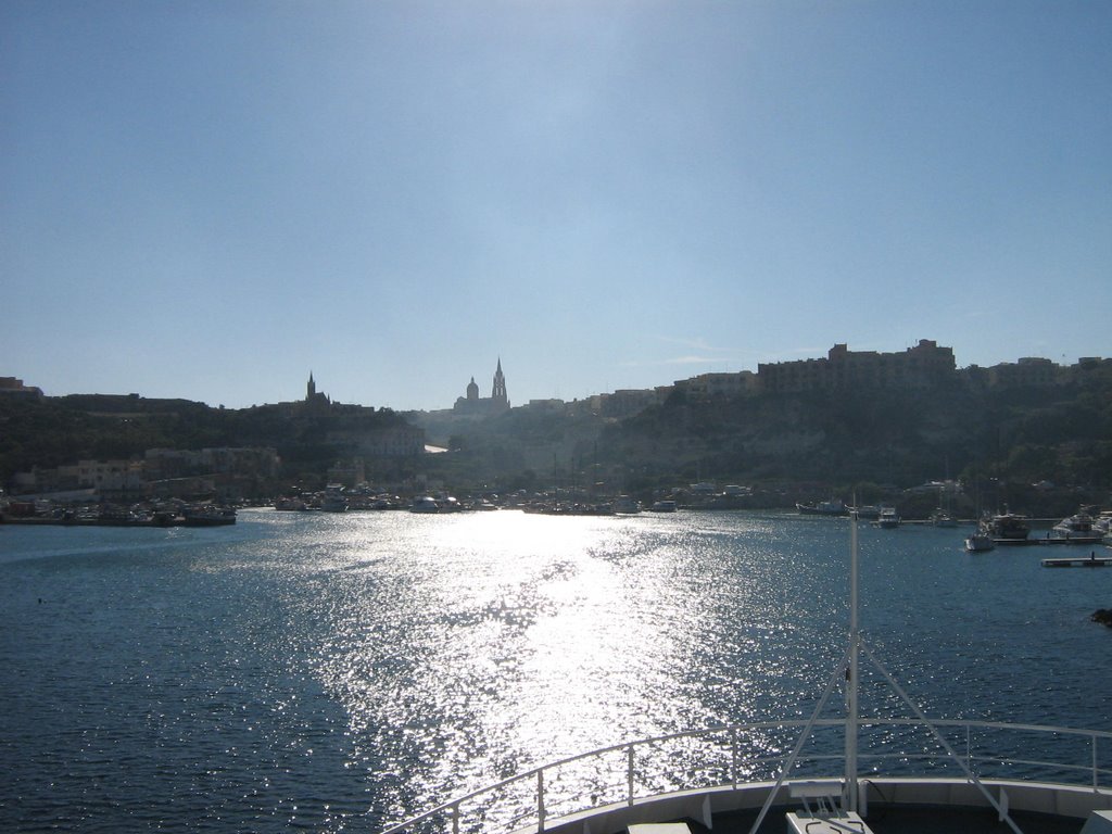 Mgarr harbour from ferry by ianlawson65