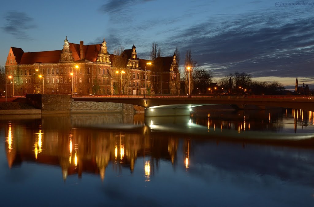 Wrocław, Most Pokoju i Muzeum Narodowe by Janina_Bieleńko