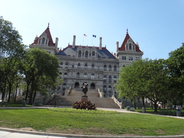 New York State Capitol Building by Marvin Cadornigara