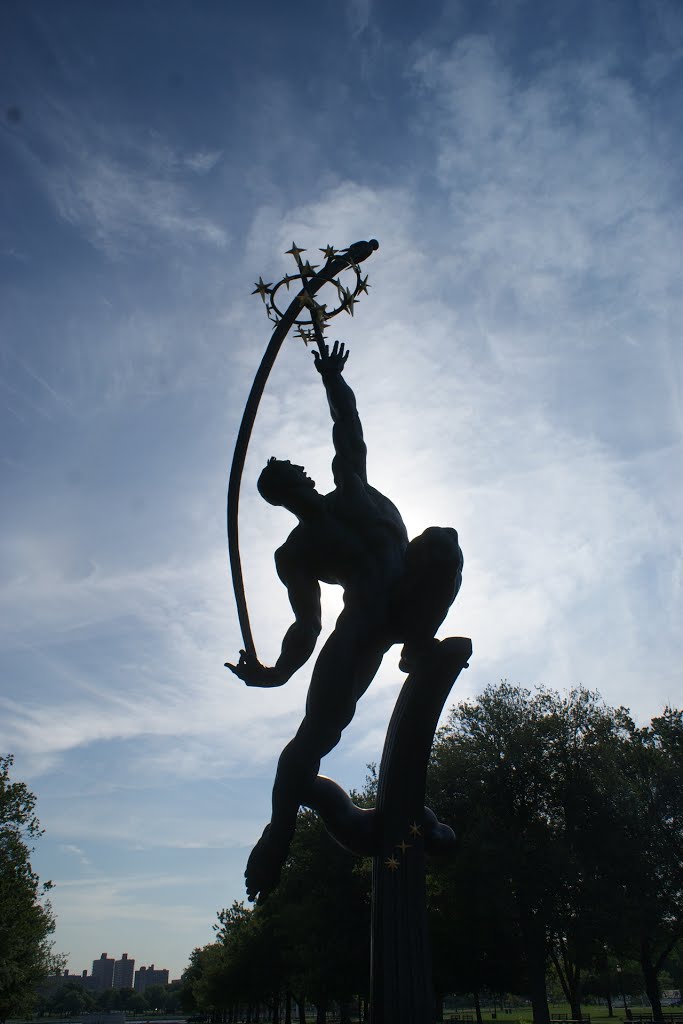 Rocket Thrower, Flushing Meadows Corona Park by Marvin Cadornigara