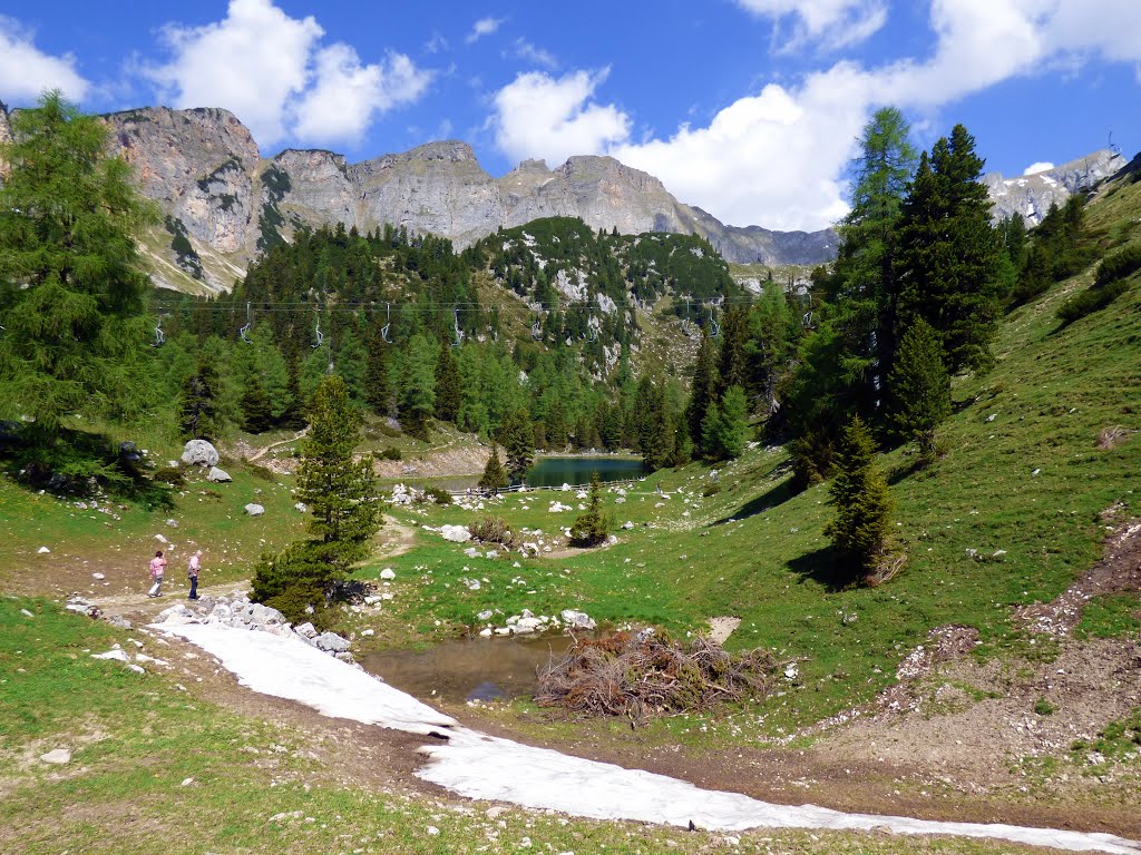 Speichersee am Rofan by Karl Eidenschink