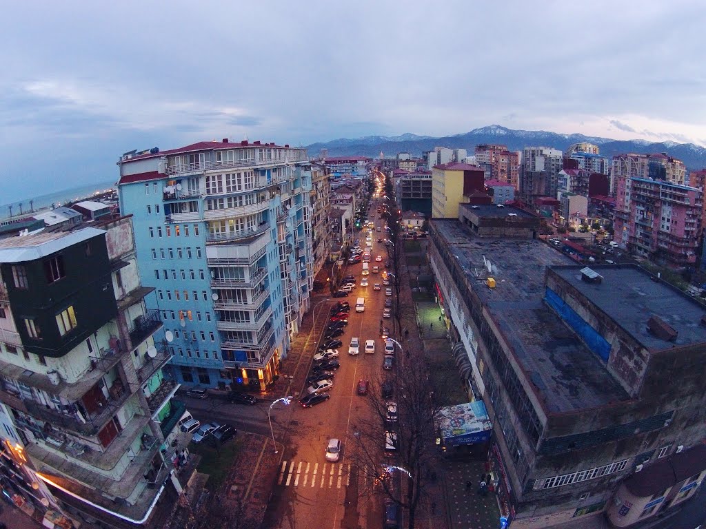 Gorgiladze street in Batumi by Lasha Abuseridze