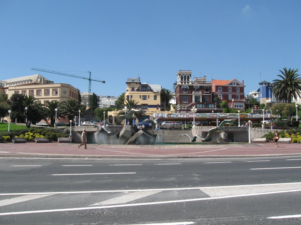 Plaza de Portugal. La Coruña by Joaquín Vilas