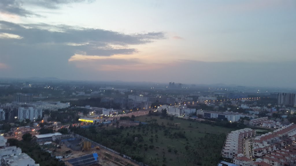 View from Brentwood, Hiranandani Upscale, Chenna by Ajay Rajasekaran