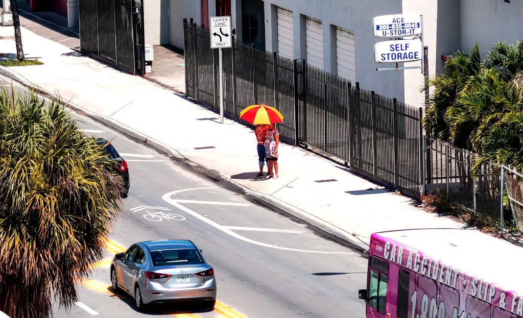 Days of umbrella, heat and street by ThesergeantAGS Gonza…