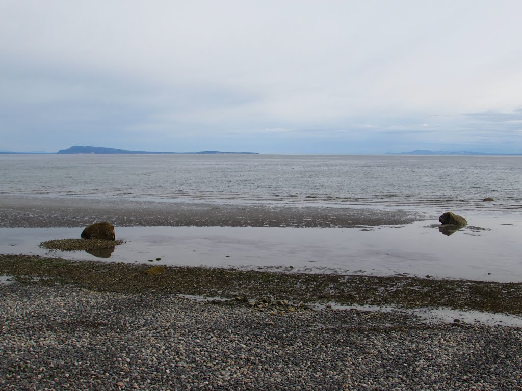 Qualicum Beach at Low Tide by Chris Sanfino