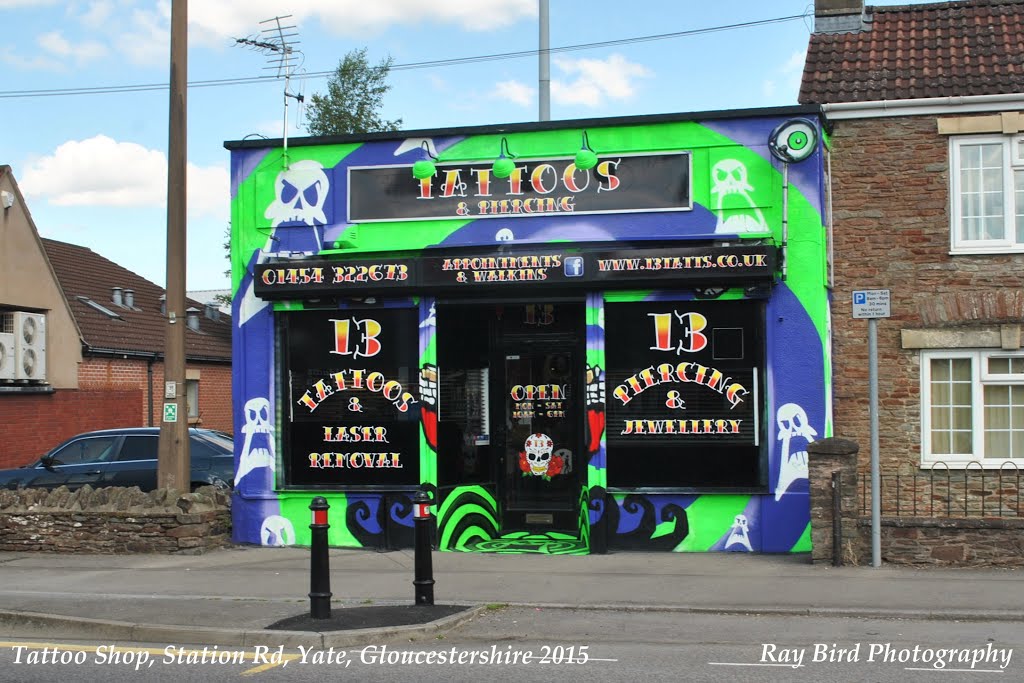 Tattoo Shop, Station Rd, Yate, Gloucestershire (31.7.2015) by Ray Bird