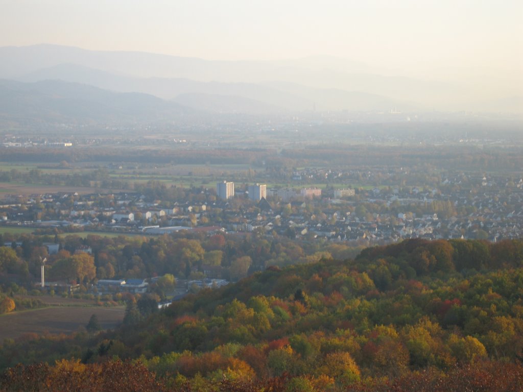 Blick auf Emmendingen vom Eichbergturm by bender0815