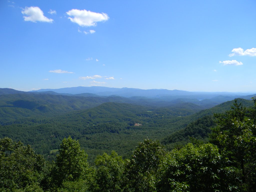 Great Smoky Mounains from the Foothills Parkway by Michael Miller