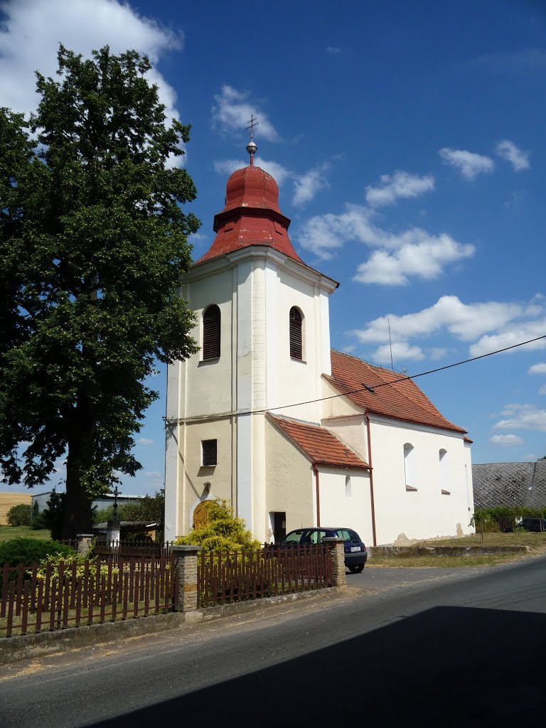 Lštění, kostel sv.Jana Křtitele by Petr Koldovský