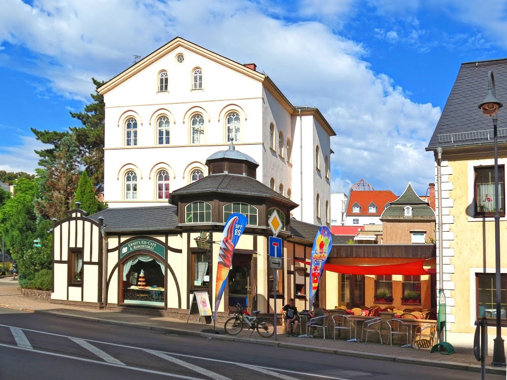 Waldheim (Zschopautal-Wanderweg) - Ernst´s Cafe u. Konditorei by Rudolf Henkel