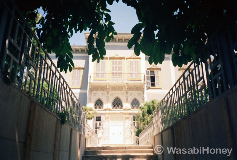 The entrance to a mansion on Sursock street by Wasabi H.