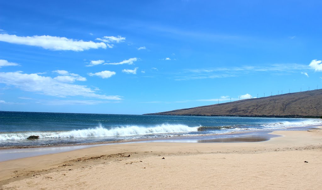 Beach @ Kealia Nature Preserve, Maui, Hawaii by Aaron Zhu