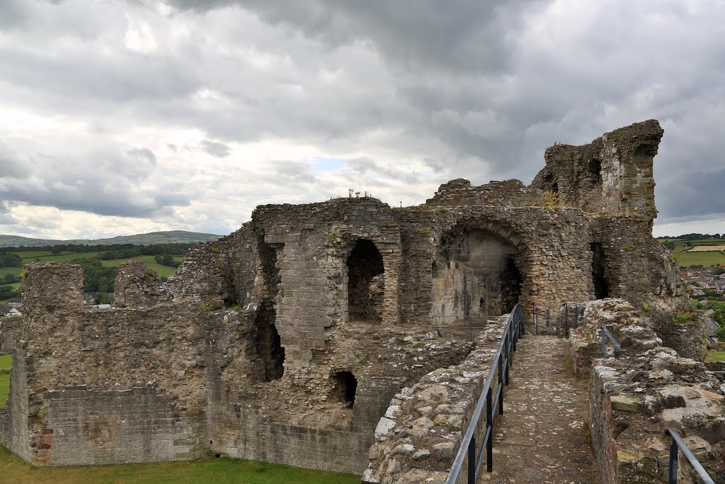 Denbigh Castle Wales by fillupbee1