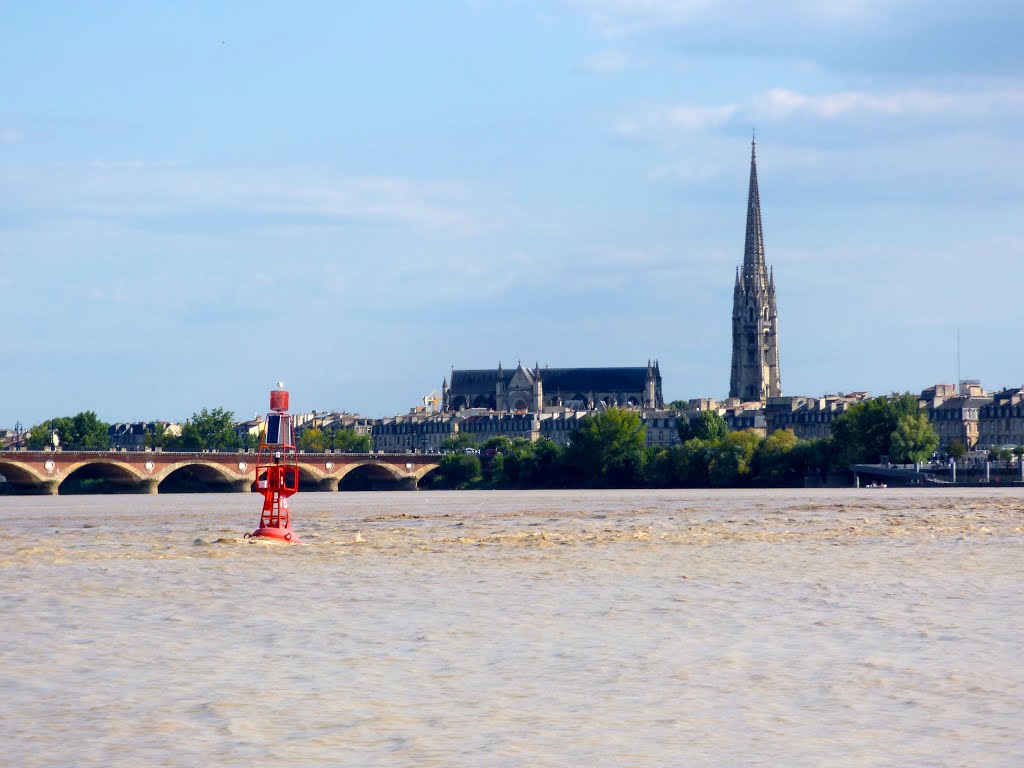 Bordeaux vu du fleuve, bouée 76 by TheFranek2