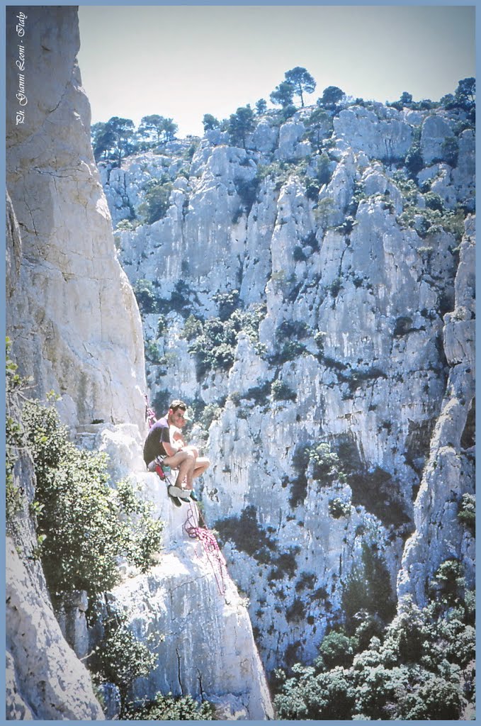 FRANCE - Gorges du Verdon. Loc: La Palud sur Verdon. Free-climbing paradise, level : 6a+/8b by antenoremalatesta