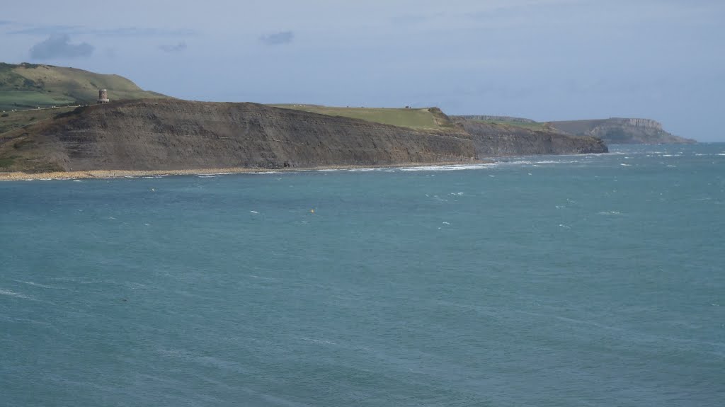 Kimmeridge from Broad Bench by Meic W Caerdydd