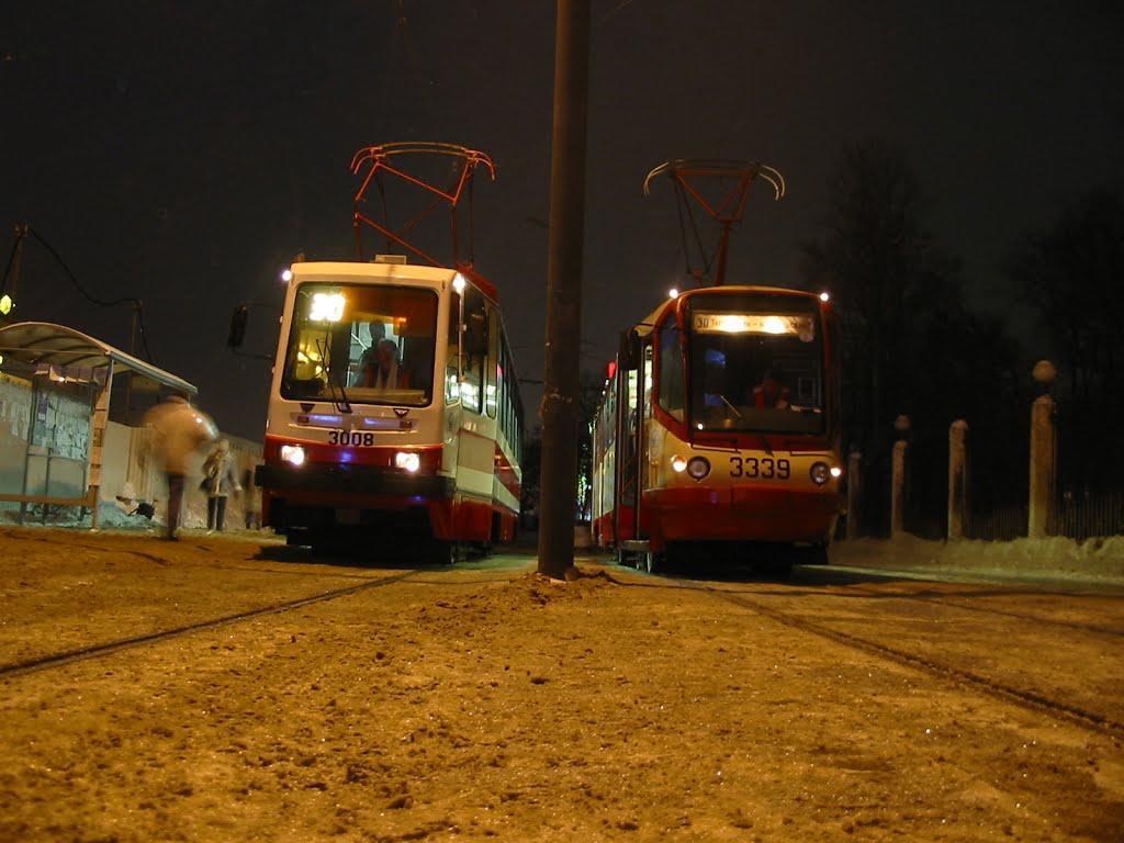 Moscow tram LM-99AE 3008 by Svetlov Artem