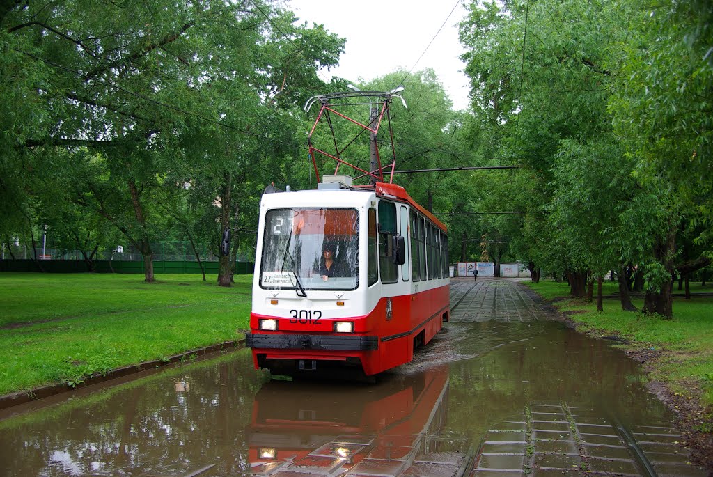 Moscow tram LM-99AE 3012 by Svetlov Artem