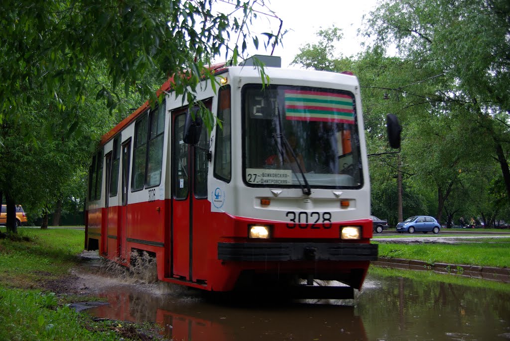 Moscow tram LM-99AE 3028 by Svetlov Artem