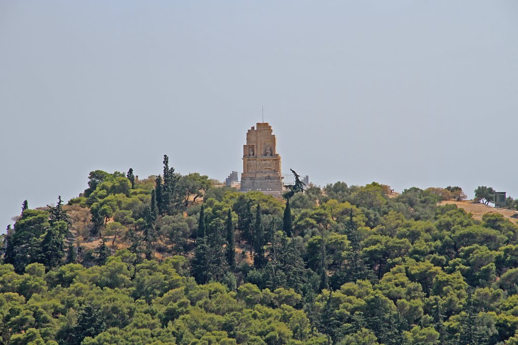 Athens, hill of Filopappos by jgiondla