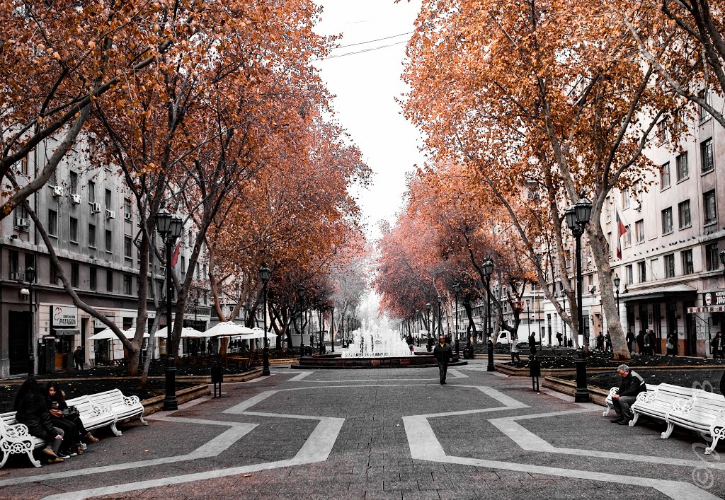 Paseo Bulnes - Santiago, Chile by John Bankson