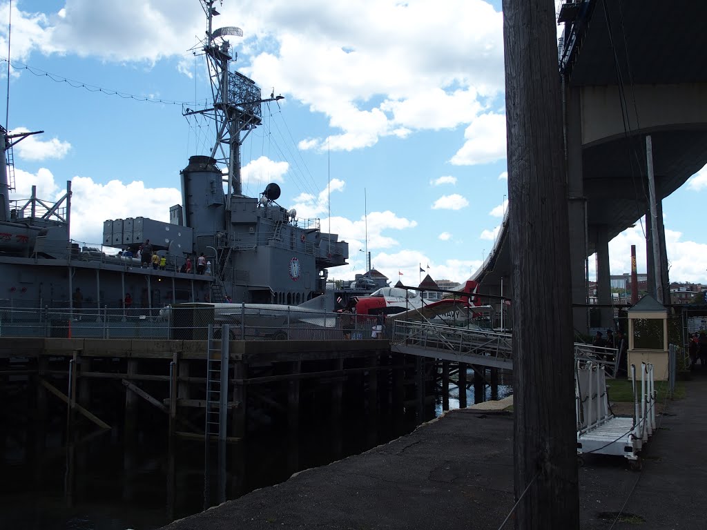 Battle Ship Cove - Fall River Massachusetts by jim bennett 1951