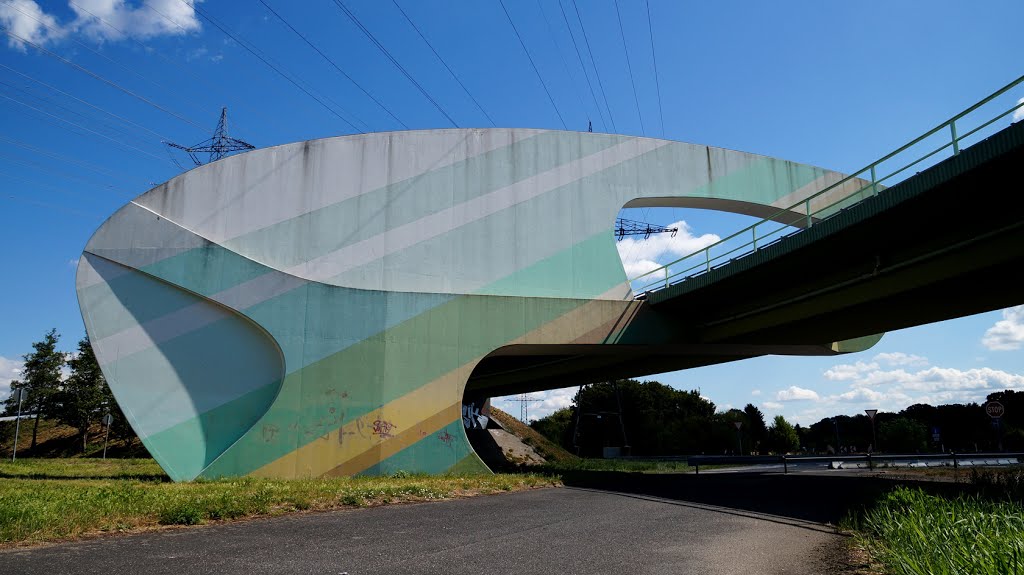 Werksbrücke Industriepark Höchst by Gueros