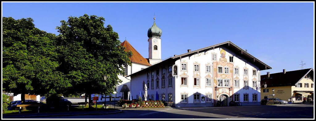 Hotel "Alter Wirt" in Eschenlohe by Alfred Volk