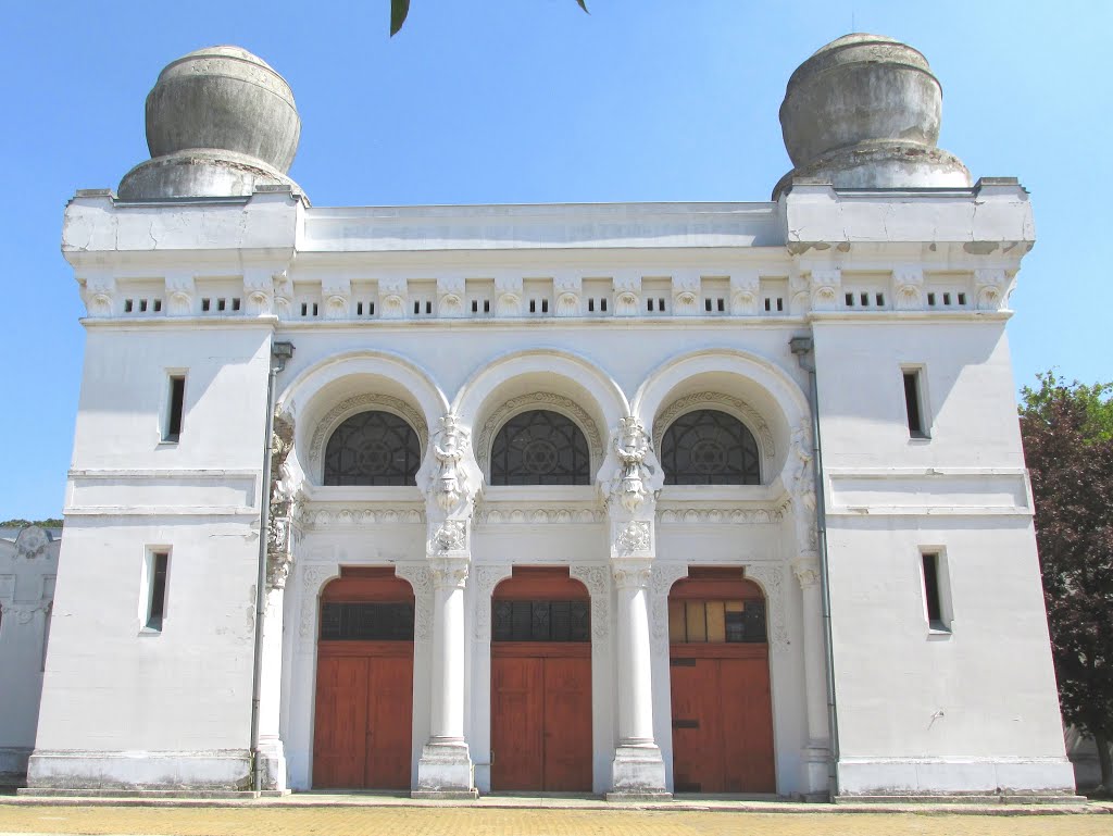 201508061340 Kőbánya, Kozma utca, temetői főépület a villamosvégállomás mellett by Harmadik