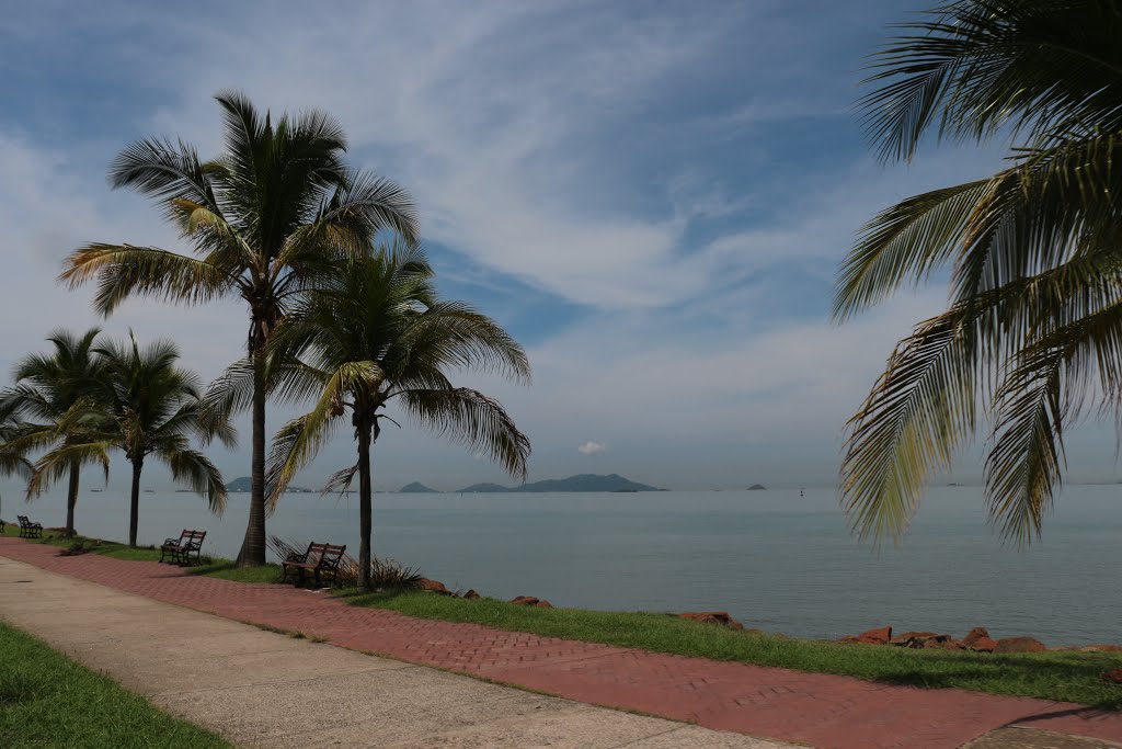 LB - Walkway by the ocean by Luis O. Boettner