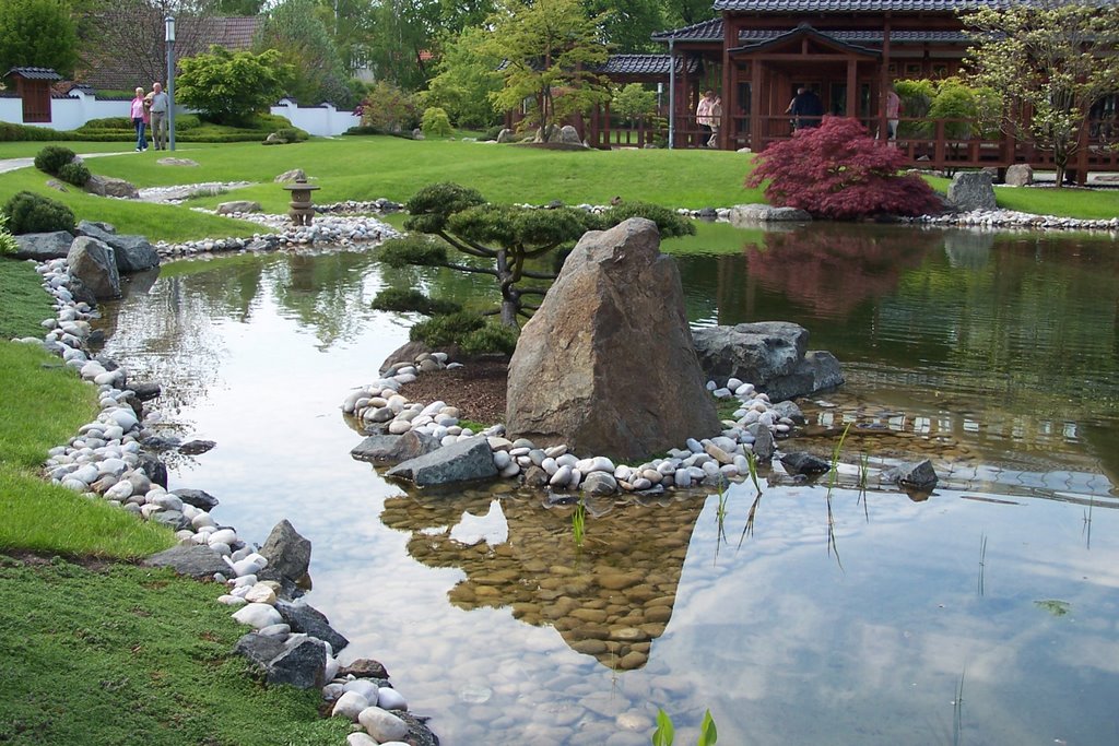 Bad Langensalza Jap. Garten by Jürgen Hartleib