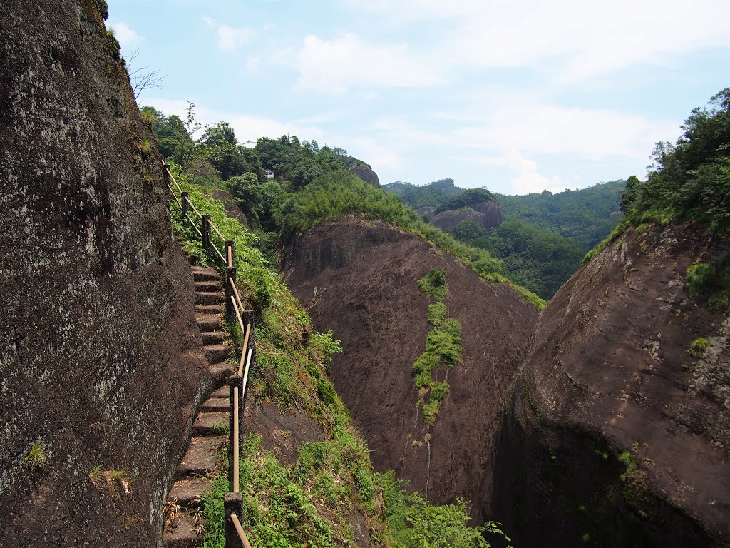 隐屏峰-天游峰小路 - Path Connecting Yinping Peak and Tianyou Peak - 2015.07 by rheins