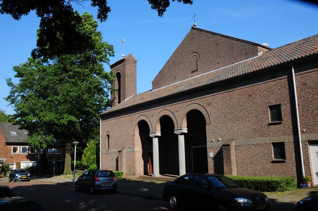 The former Catholic St Willibrord church at Arnhem by Henk Monster